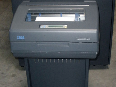 InfoPrint 6500行击打点阵式打印机