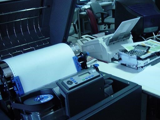 江西人保财险公司购买的普印力P7H系列工业级高速行式打印机